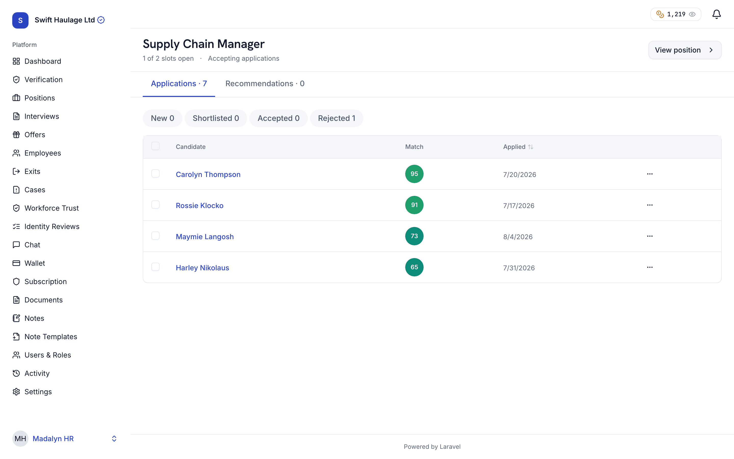 Workers Institute screenshot 2